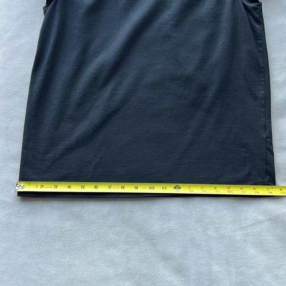 Jason Wu Tiered Flutter Sleeve Tee in Black Size Small - Picture 9 of 10